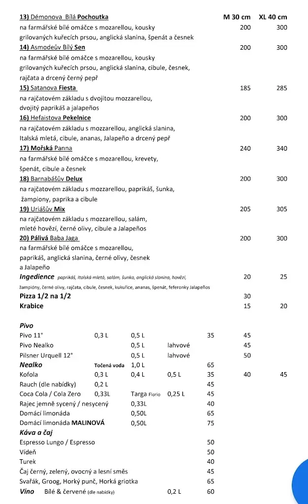 Menu_Pizzerie Čertovna_Úštěk_image_1