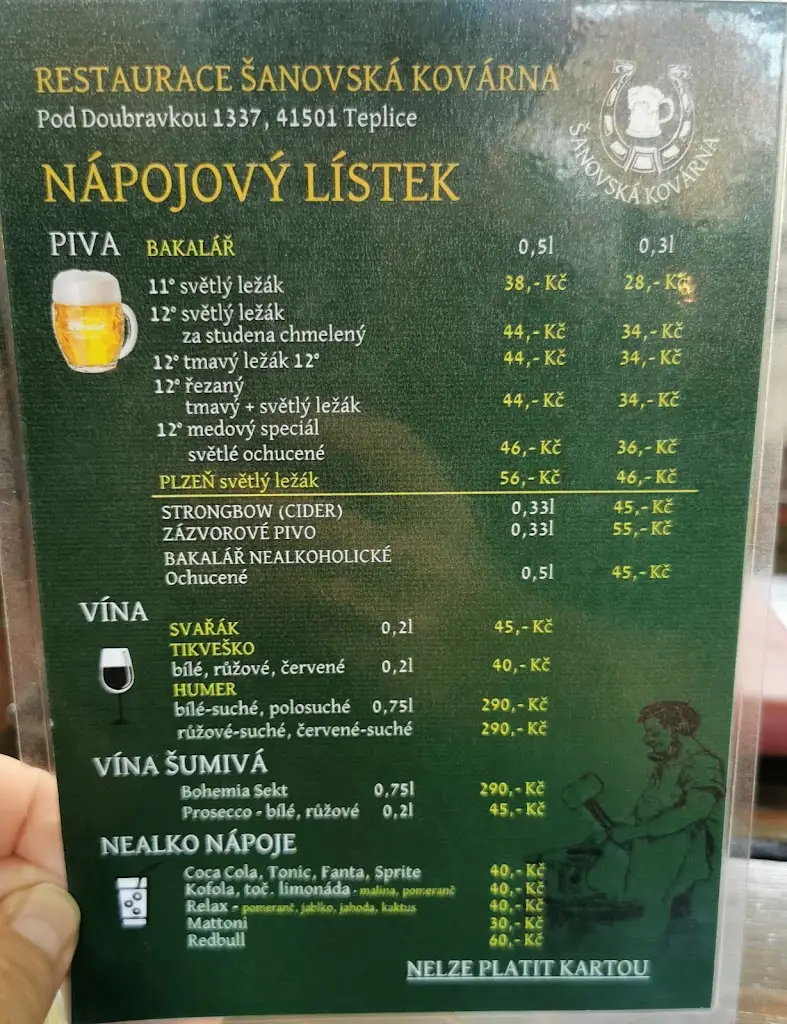 Menu_Restaurace Šanovská Kovárna_Zabrušany_image_2