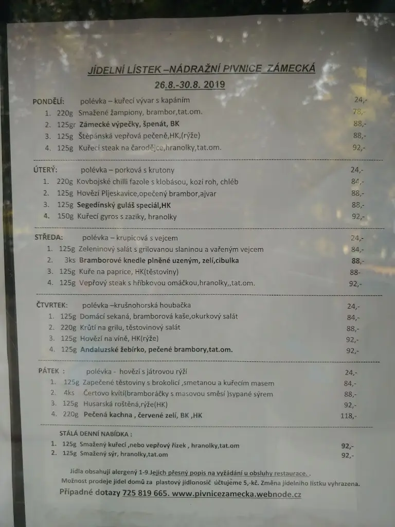 Menu_Nádražní Restaurace Zámecká Zahrada_Zabrušany_image_2