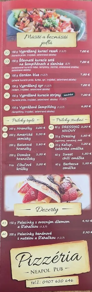 Menu_Neapol Pub Bánov_Bánov_image_4
