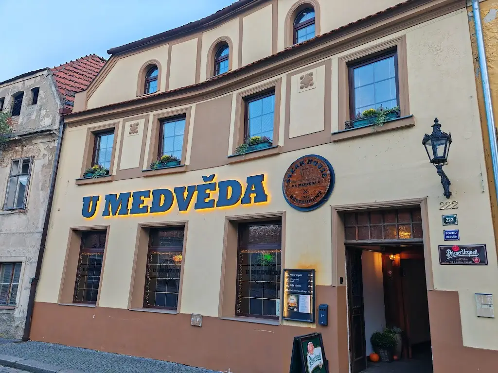 U Medvěda restaurant in Žatec