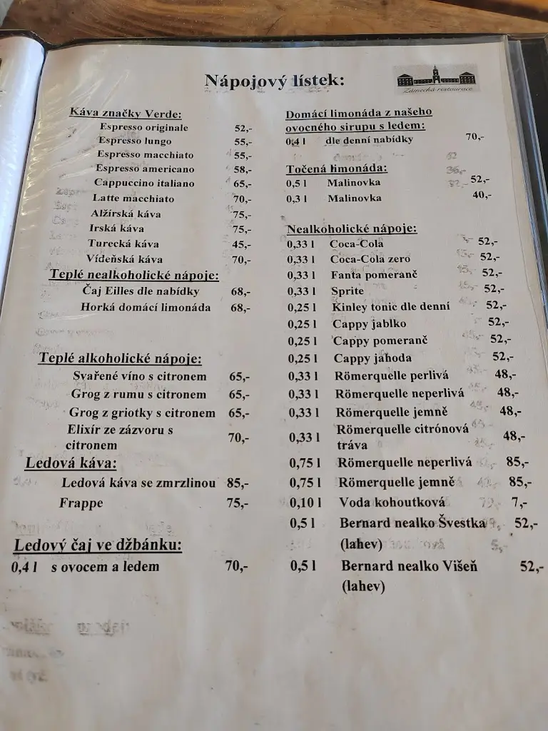 Menu_Zámecká restaurace - Roudnice nad Labem_Roudnice nad Labem_image_1