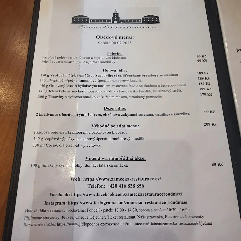 Menu_Zámecká restaurace - Roudnice nad Labem_Roudnice nad Labem_image_3