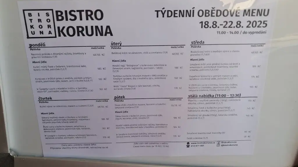 Menu_Bistro Koruna_Roudnice nad Labem_image_1