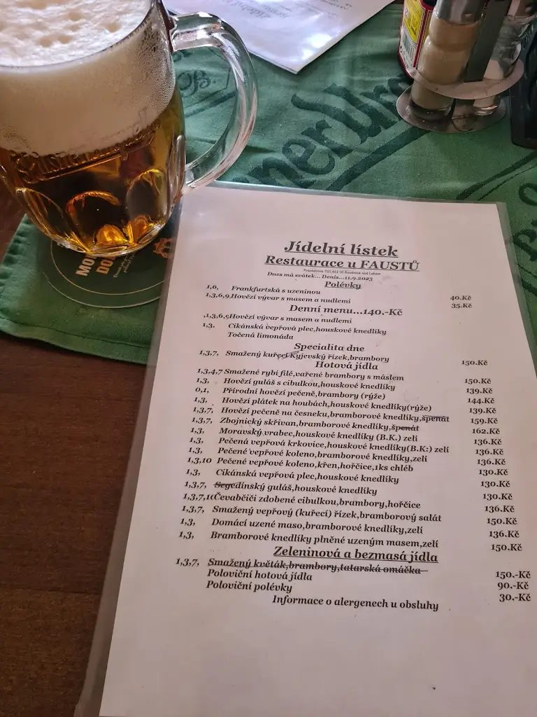 Menu_Restaurace U Faustů_Roudnice nad Labem_image_1