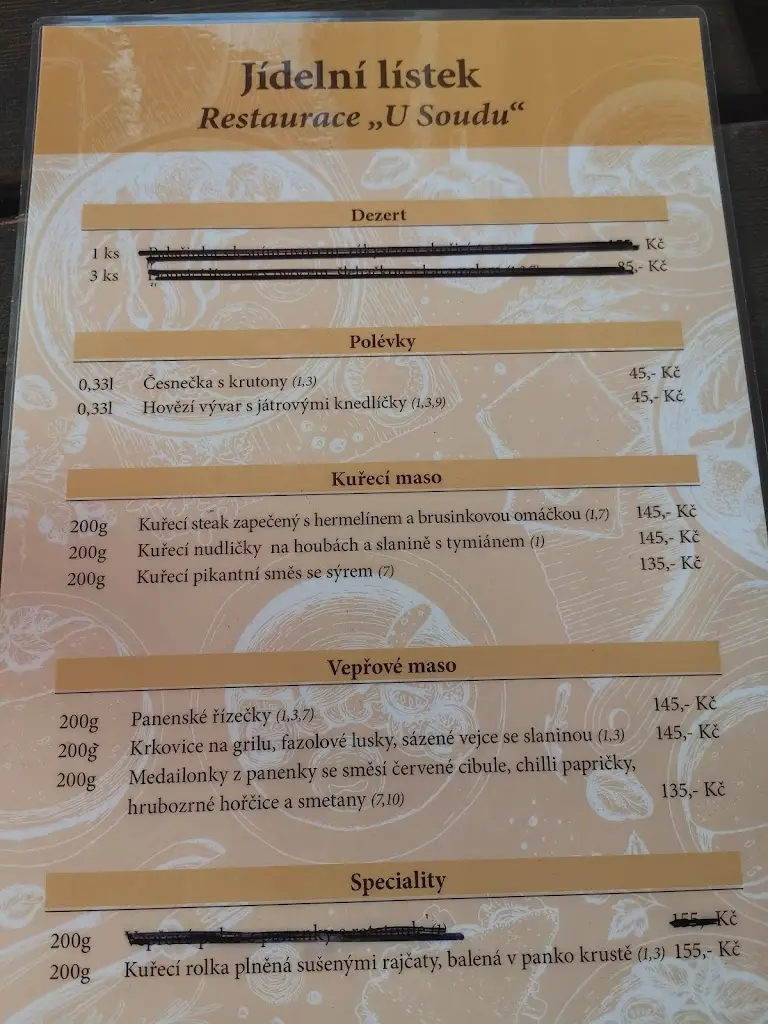 Menu_Restaurace U Soudu, Teplice_Okres Teplice_image_3