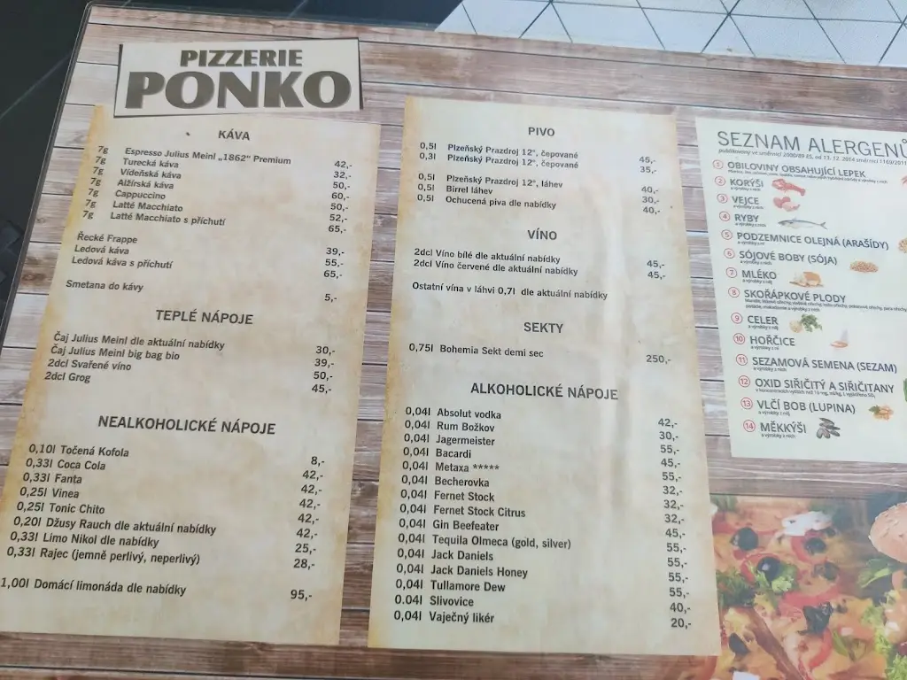 Menu_Pizzeria Ponko_Halenkov_image_1