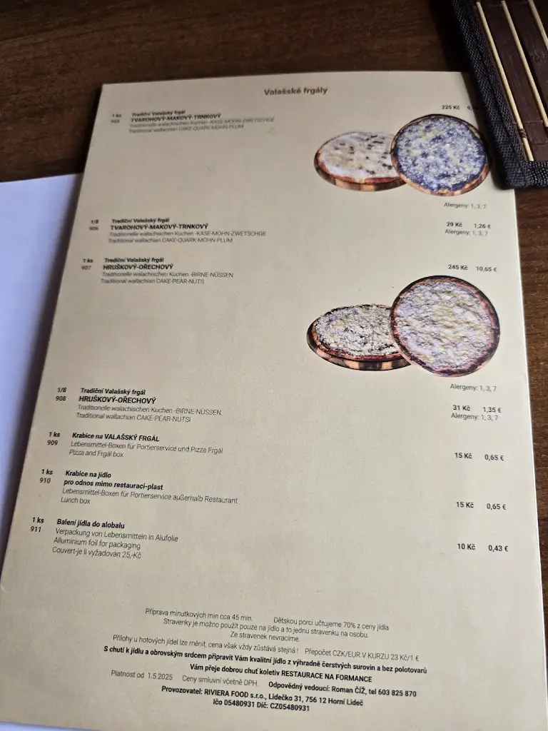 Menu_Restaurace Na Formance_Horní Lideč_image_3