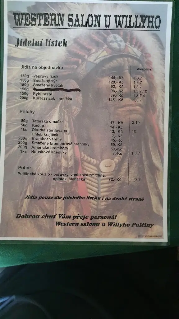 Menu_Retro-Trampská Hospoda_Francova Lhota_image_1