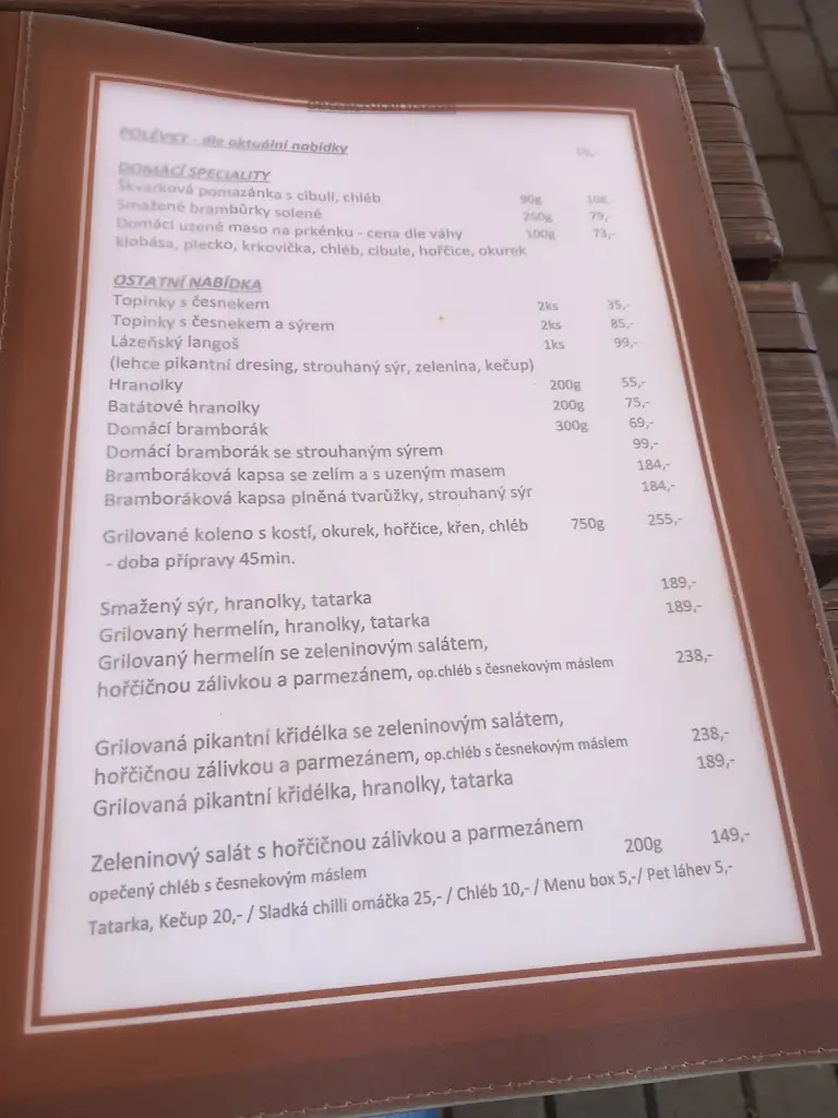 Menu_Občerstvení Vagón_Bystřice pod Hostýnem_image_3