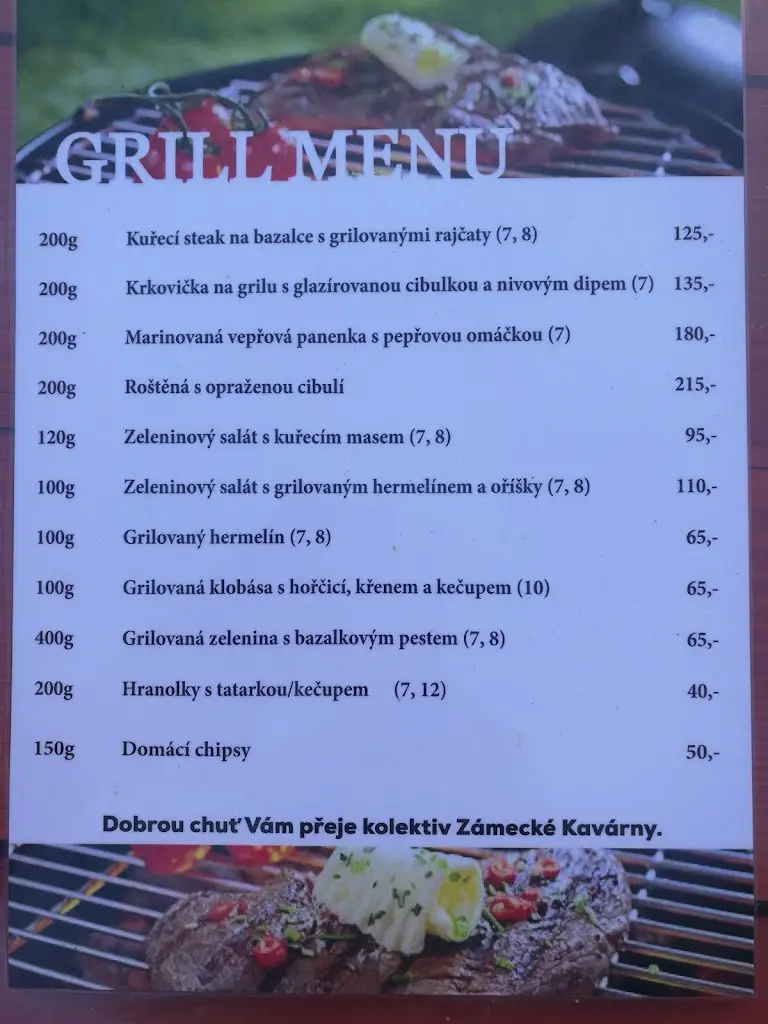 Menu_Zámecká kavárna Hluk_Hluk_image_1