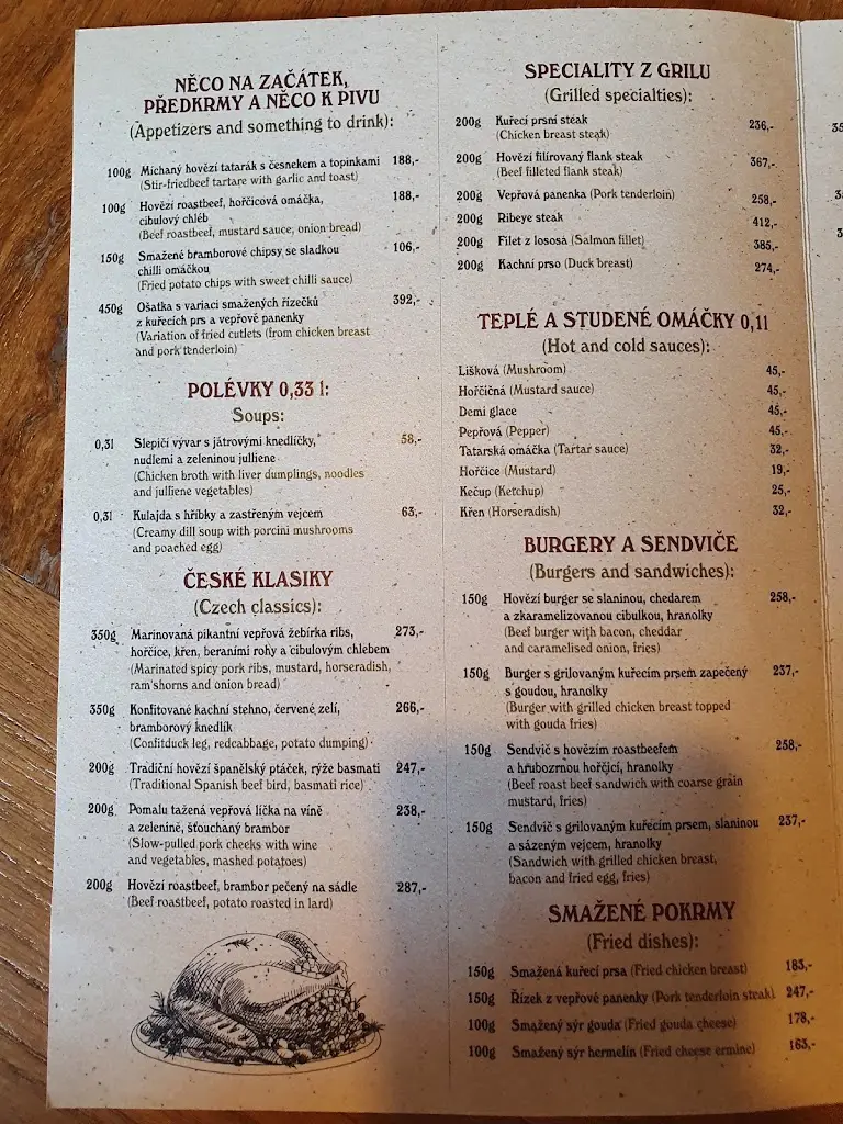 Menu_U Bláznivé slepice_Jalubí_image_2