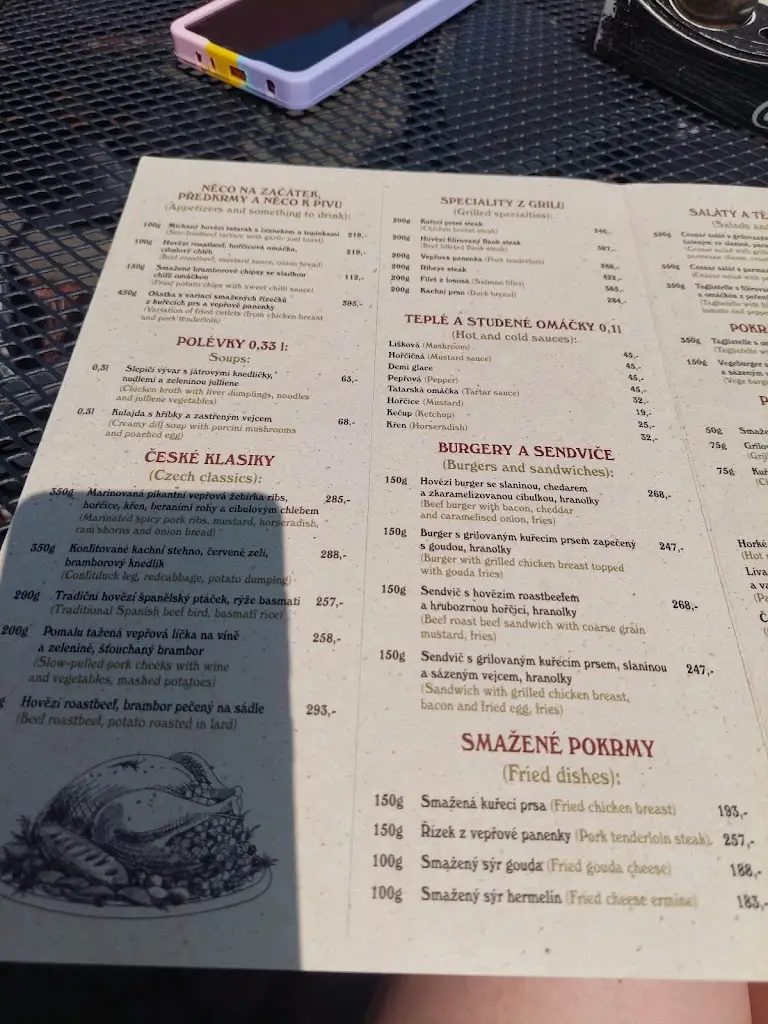 Menu_U Bláznivé slepice_Jalubí_image_3