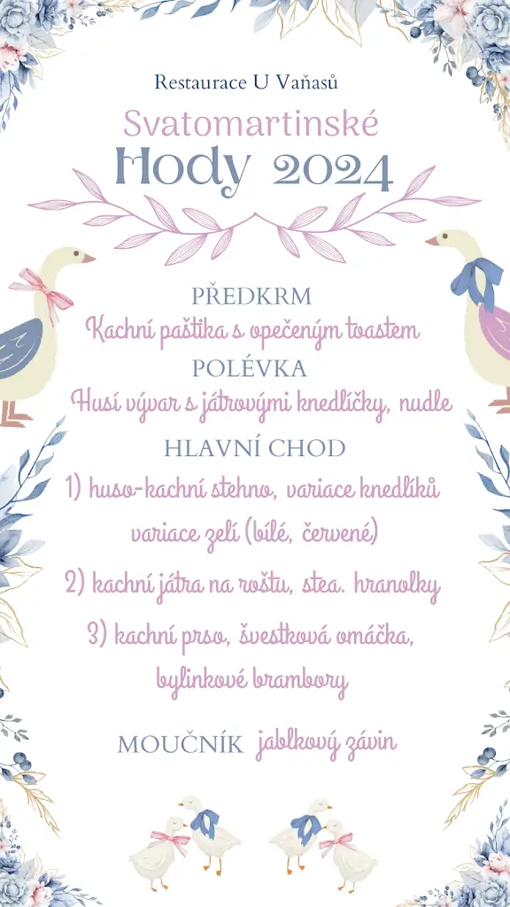 Menu_Penzion a restaurace U Vaňasů - SKI Rališka_Horní Bečva_image_1