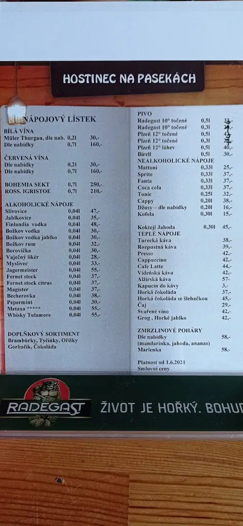 Menu_Hostinec na Jablůneckých Pasekách_Jablůnka_image_1