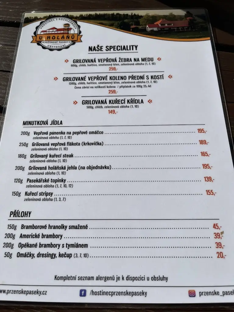 Menu_Hostinec U Holáňů_Hošťálková_image_2