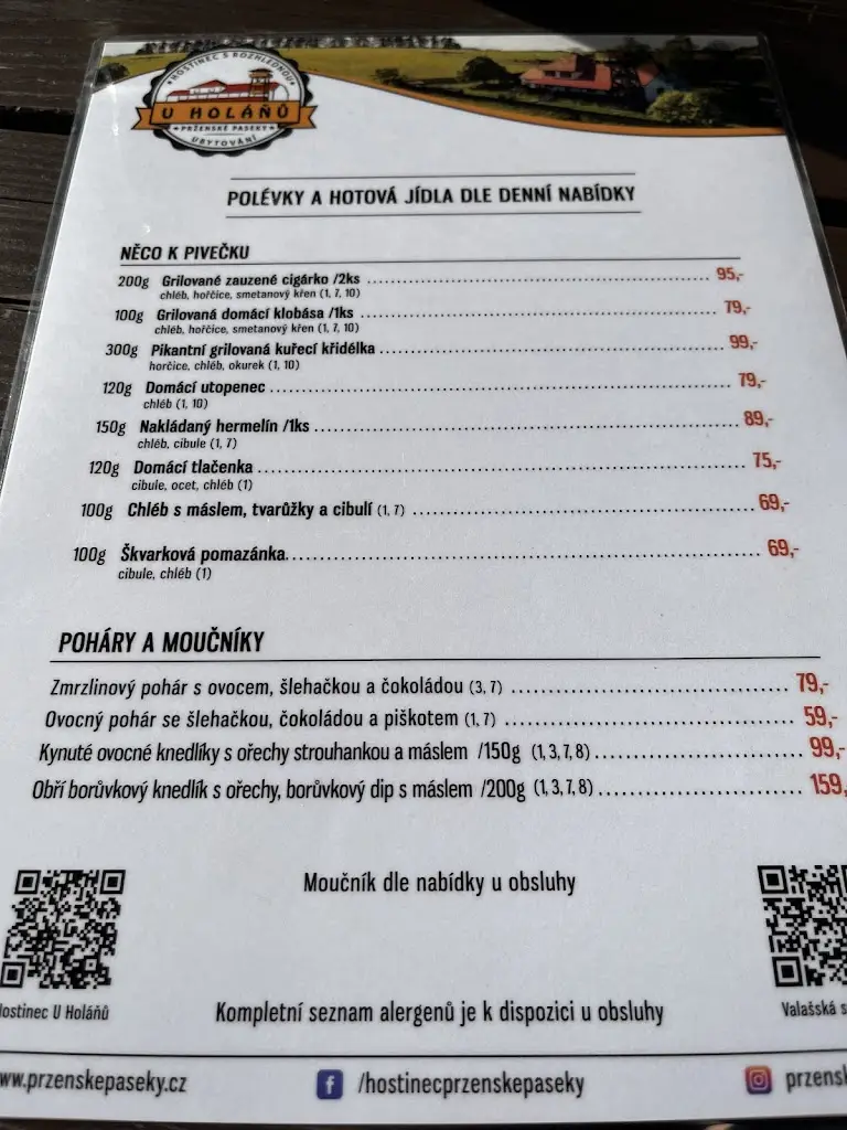 Menu_Hostinec U Holáňů_Hošťálková_image_3