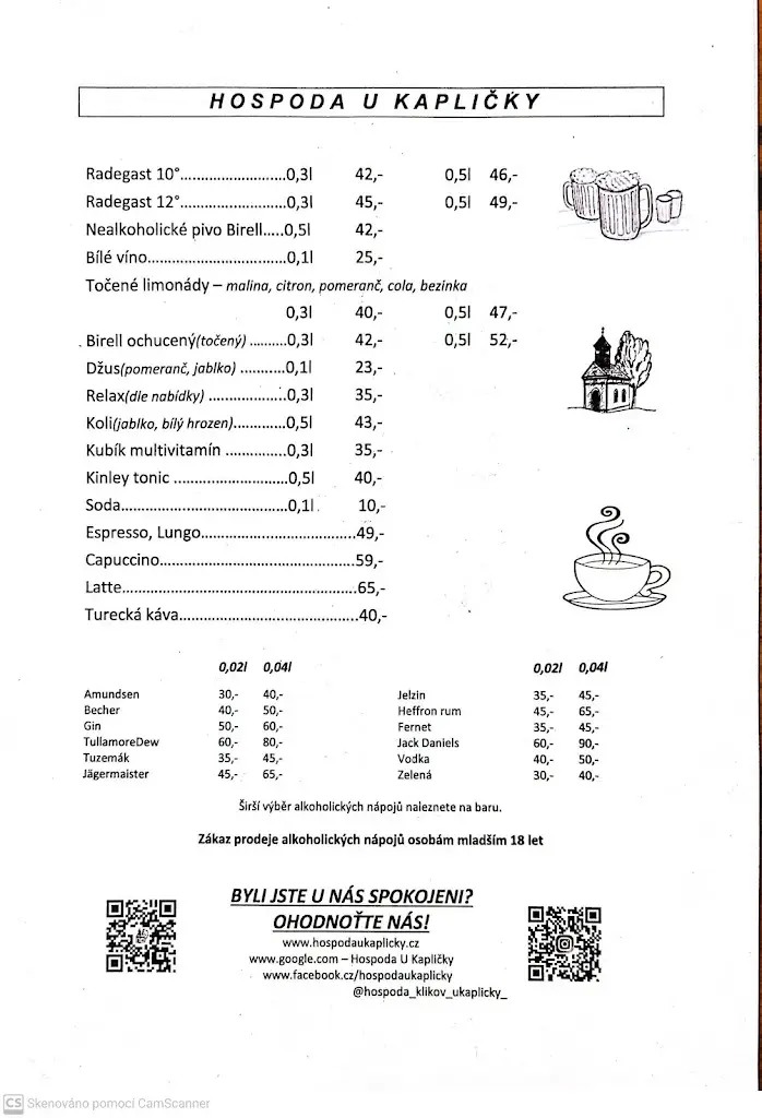 Menu_U kapličky_Suchdol nad Lužnicí_image_3