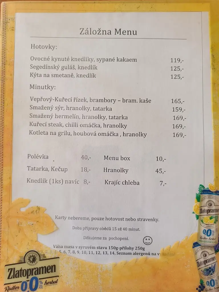 Menu_Restaurace Záložna_Koryčany_image_1