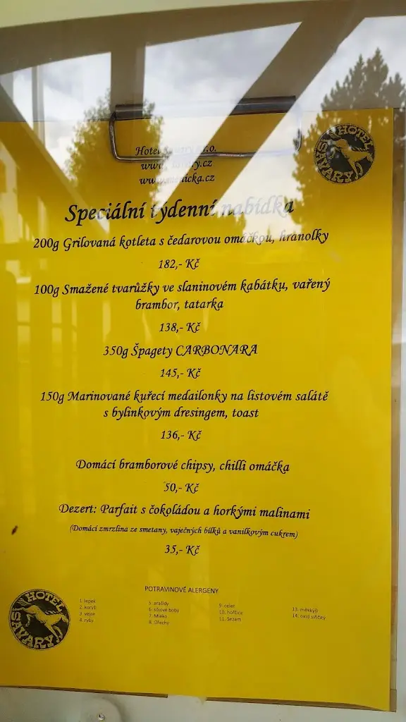 Menu_Hotel Savary_Nivnice_image_2