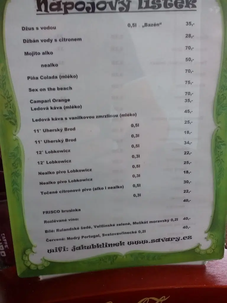 Menu_Hotel Savary_Nivnice_image_3