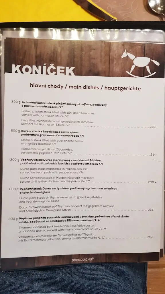 Menu_Restaurace Koníček_Okres Uherské Hradiště_image_3