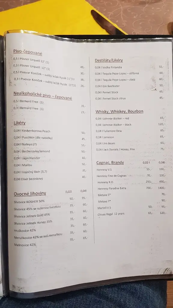 Menu_Restaurace Koníček_Okres Uherské Hradiště_image_4