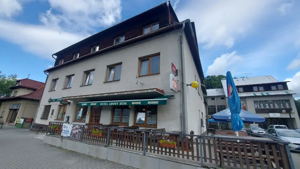 Hotel Lidový Dům restaurant in Nový Hrozenkov
