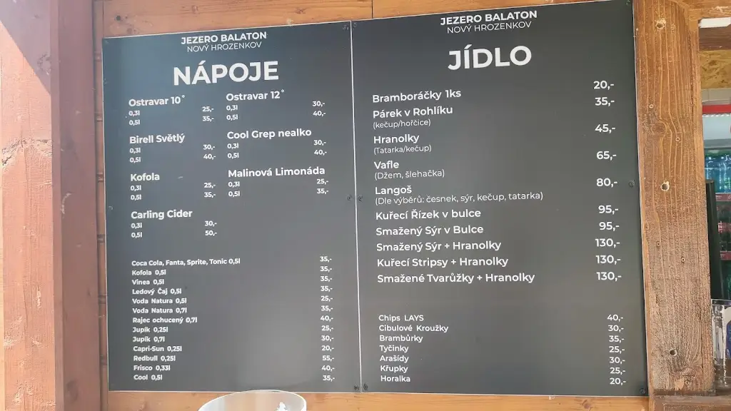 Menu_Balaton Lake Nový Hrozenkov_Nový Hrozenkov_image_1