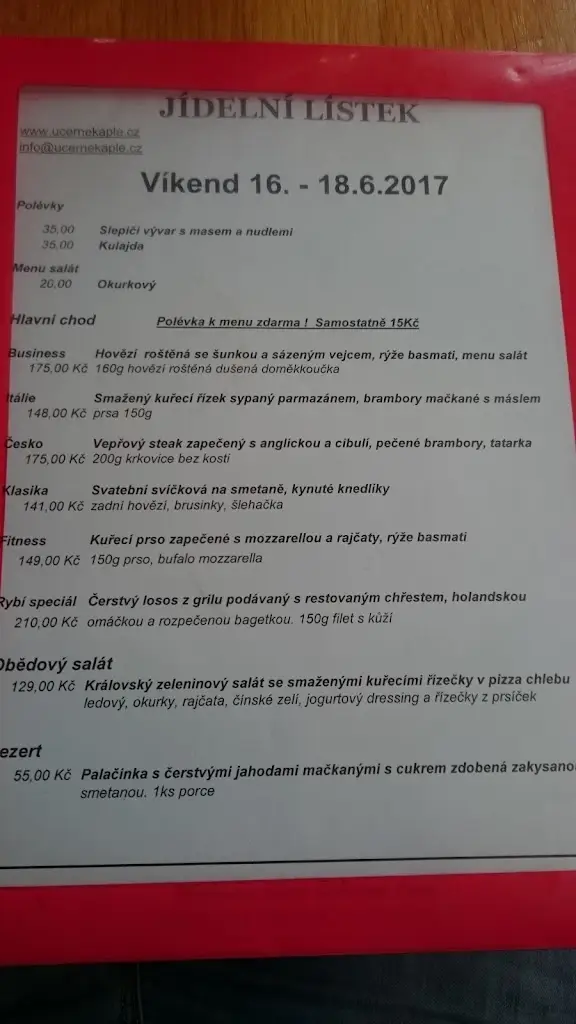 Menu_Restaurant at Black Chapel_Holešov_immagine_1