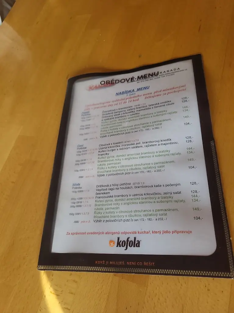 Menu_Pizzerie Kanada_Holešov_image_3