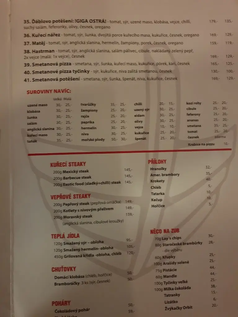 Menu_Archa Bar Pizzerie_Holešov_image_1