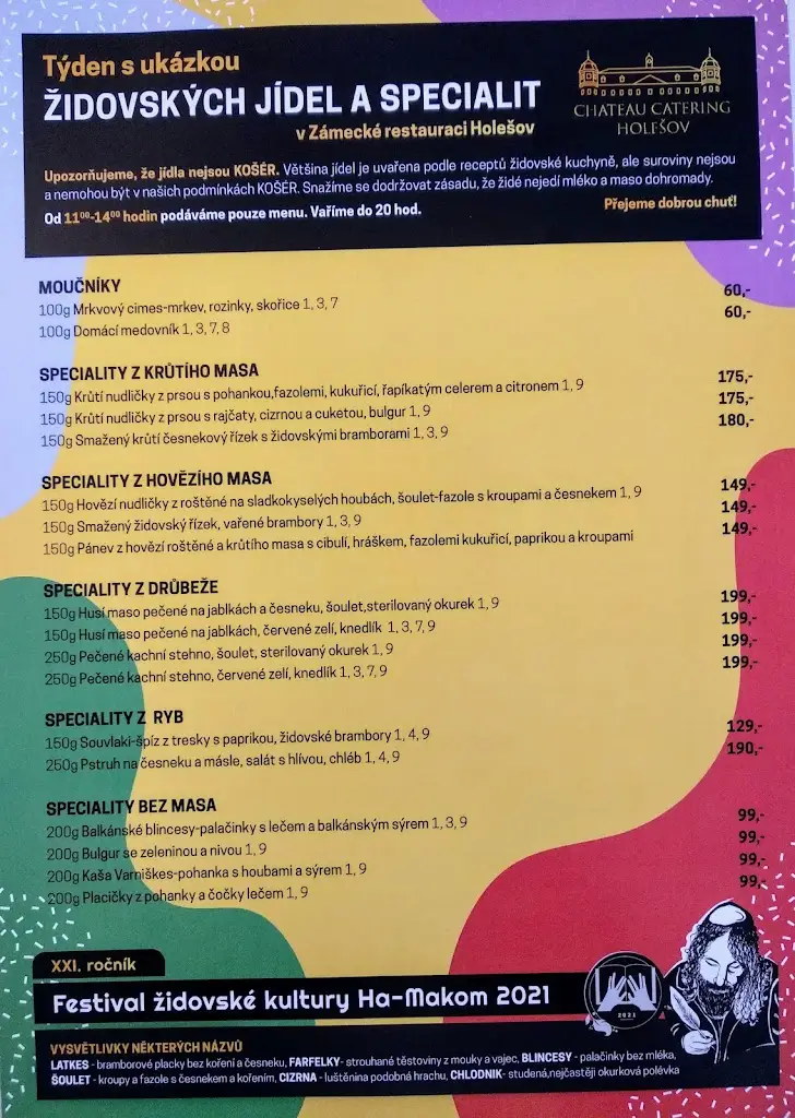 Menu_Zámecká Restaurace_Holešov_image_1