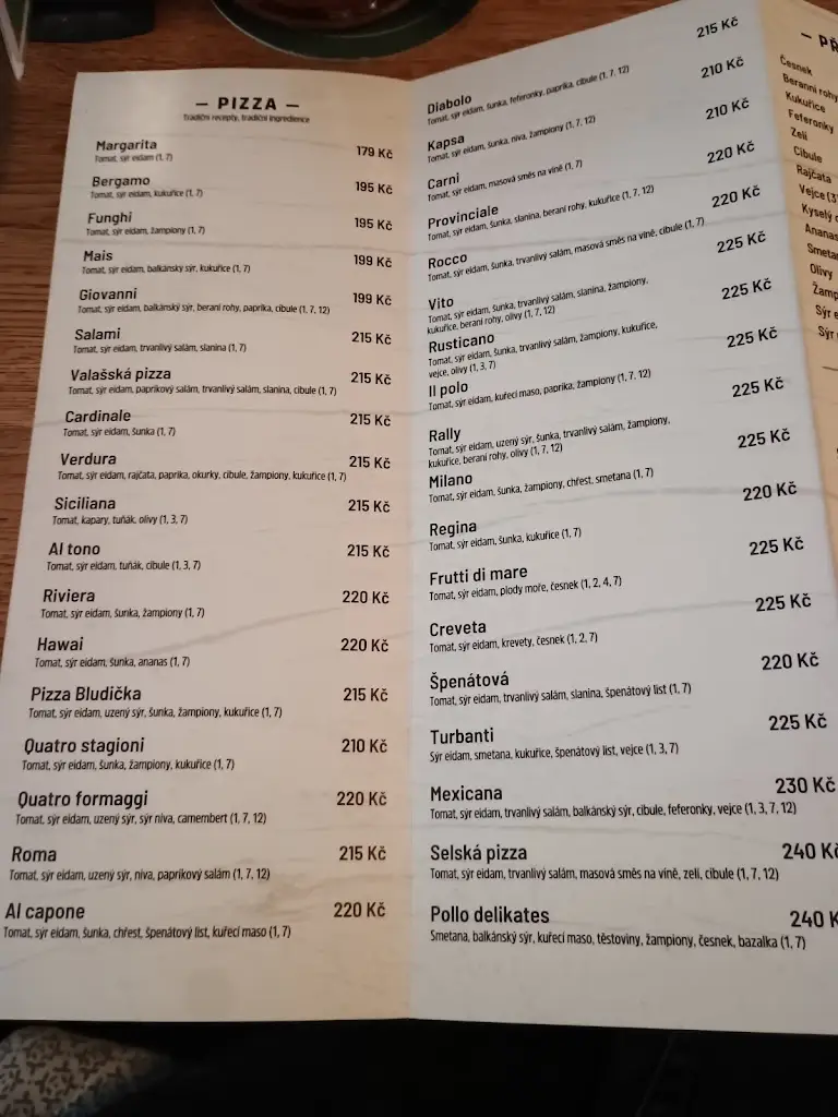 Menu_Pizzerie Bludička Luhačovice_Luhačovice_image_2