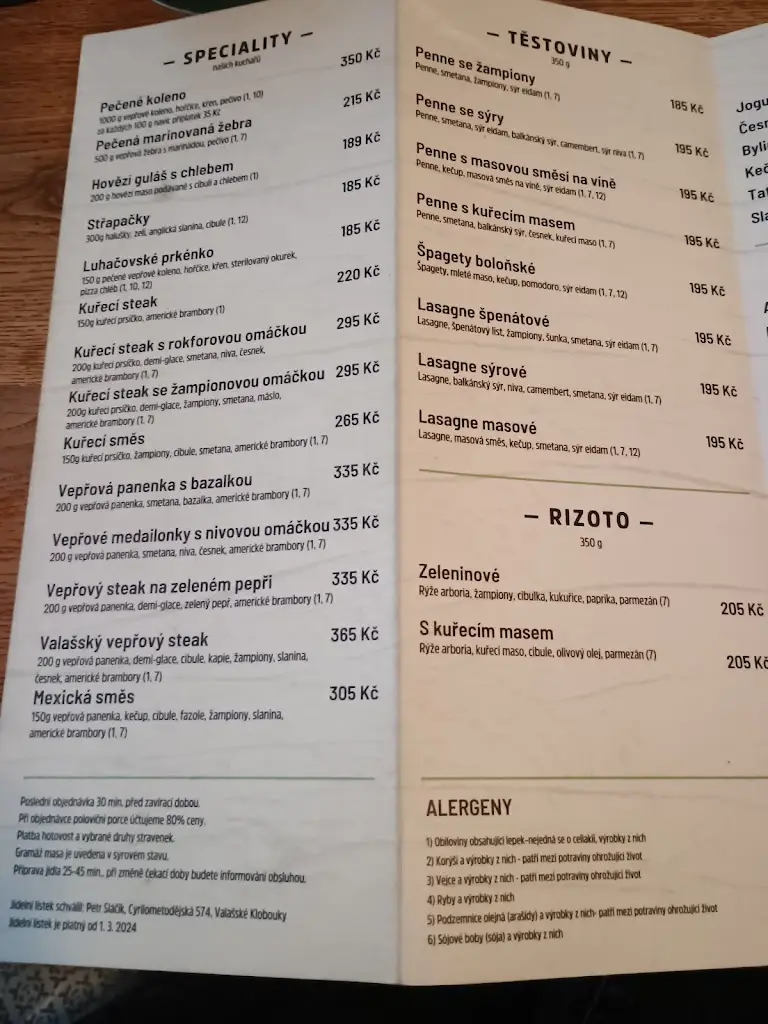 Menu_Pizzerie Bludička Luhačovice_Luhačovice_image_3