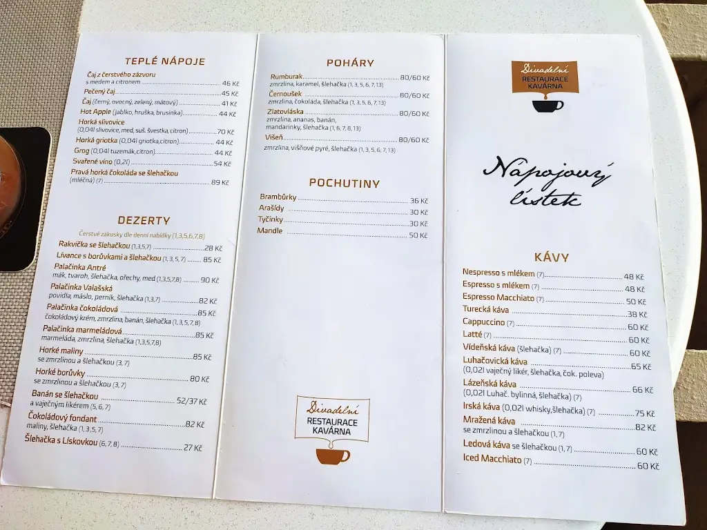 Menu_Divadelní restaurace a kavárna Luhačovice_Luhačovice_image_3