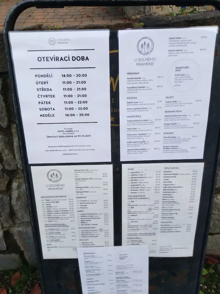 Menu_Bowling For Salt Spring_Luhačovice_image_3