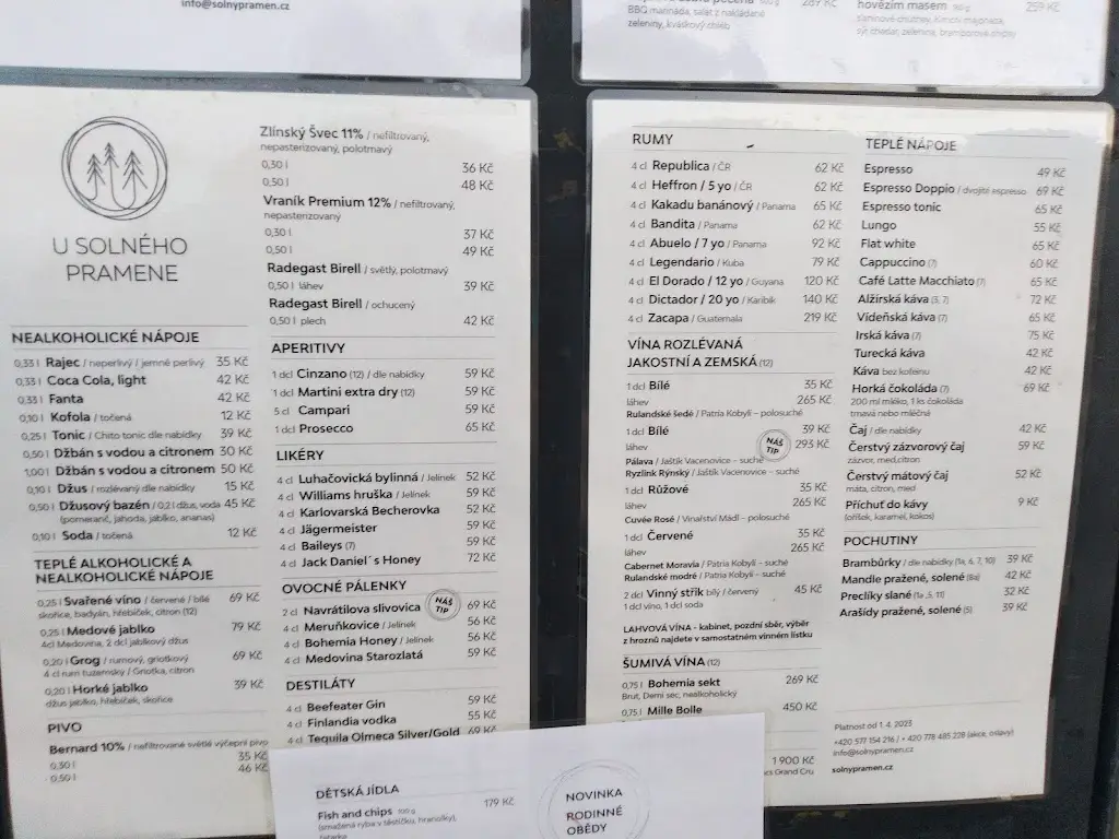 Menu_Bowling For Salt Spring_Luhačovice_image_4