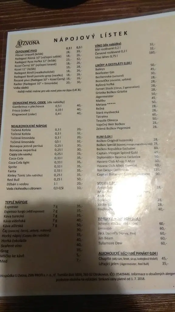 Menu_Hospůdka U Zvona_Otrokovice_image_3