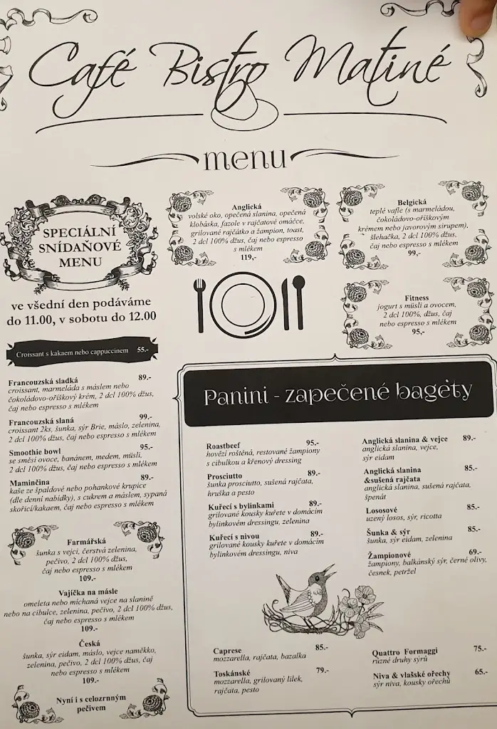 Menu_Café Bistro Matiné_Okres Kroměříž_image_4
