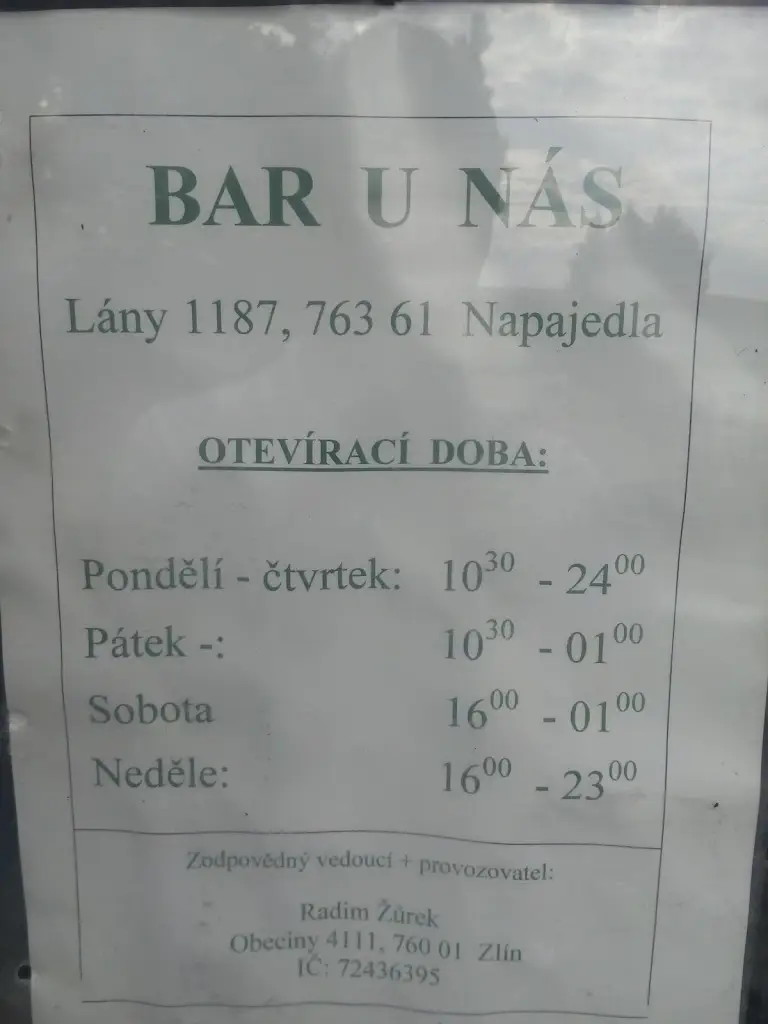 Menu_Bar U Nás_Napajedla_immagine_1