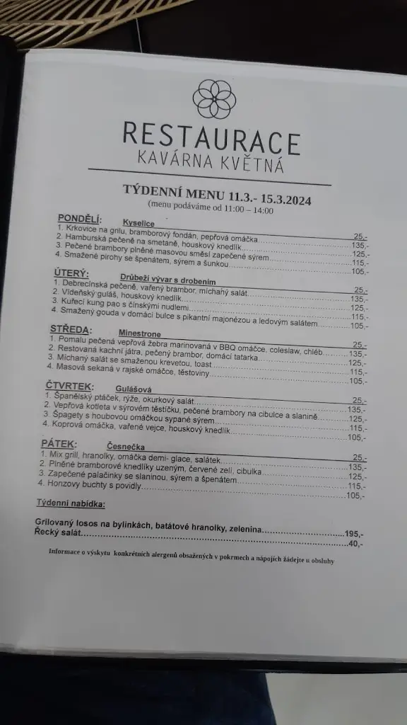 Menu_Restaurace KAVÁRNA Květná_Strání_image_1