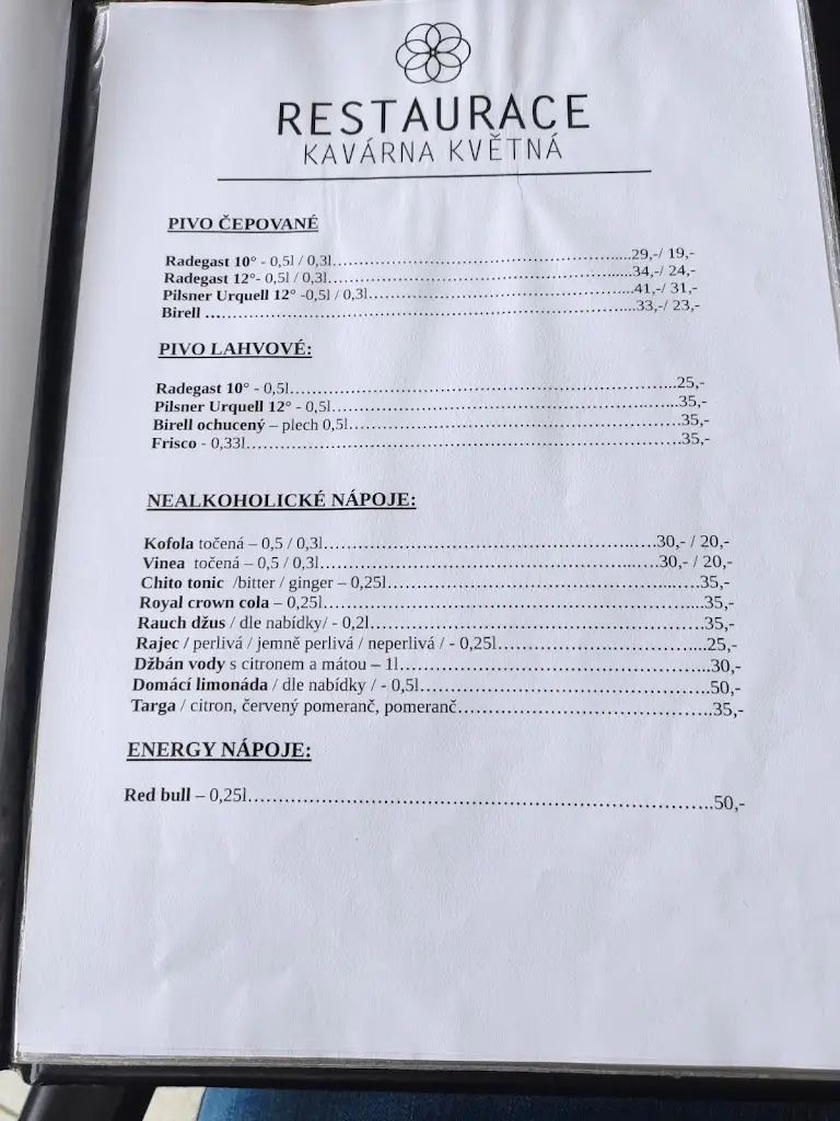 Menu_Restaurace KAVÁRNA Květná_Strání_image_2