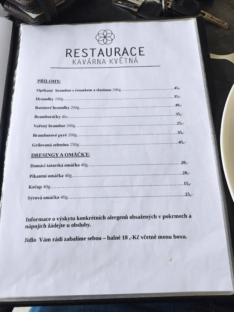 Menu_Restaurace KAVÁRNA Květná_Strání_image_3