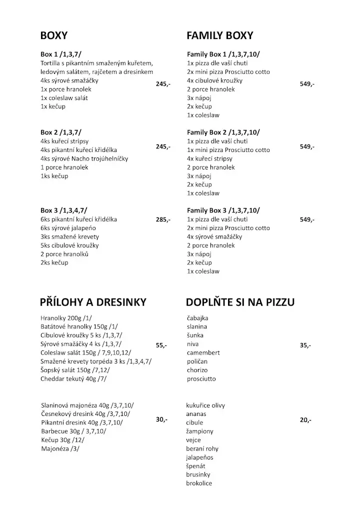 Menu_Restaurace Bowling Magdalena_Strání_image_2