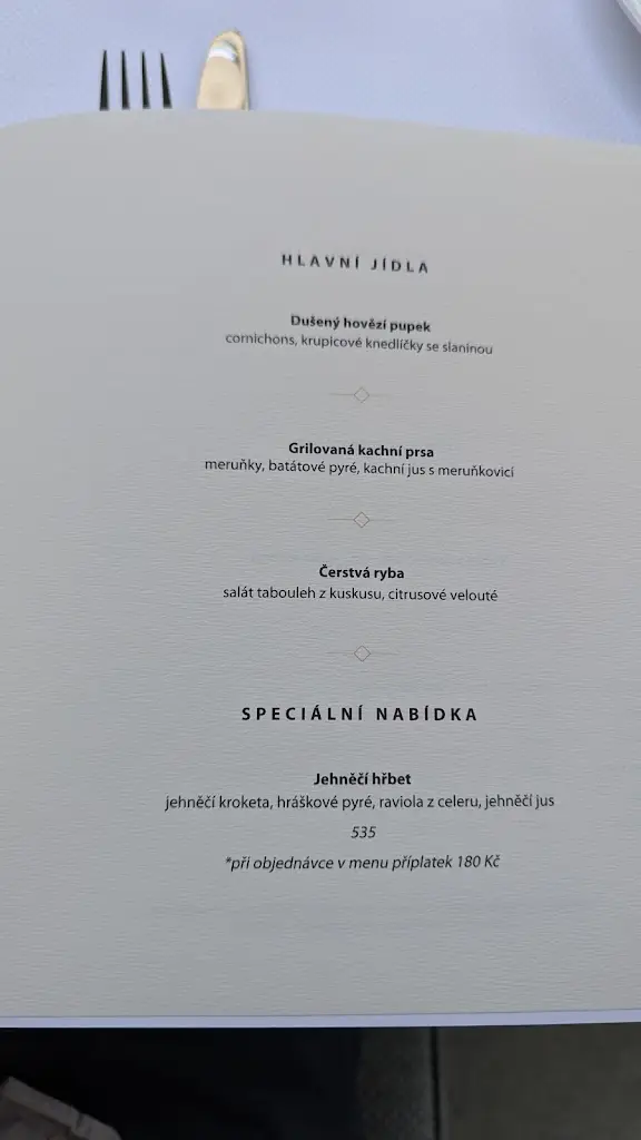 Menu_La Villa Restaurant_Okres Zlín_image_1