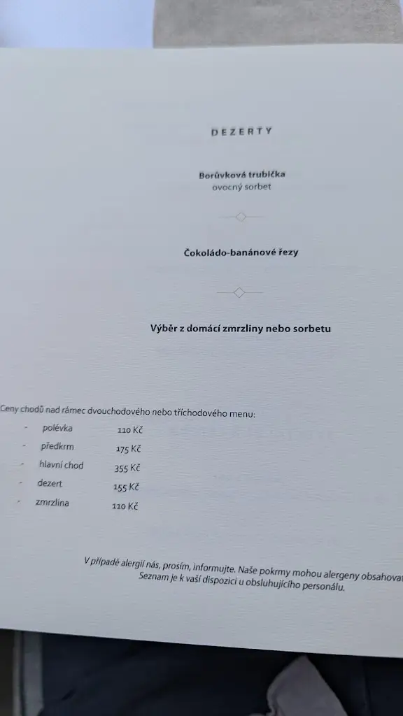 Menu_La Villa Restaurant_Okres Zlín_image_2