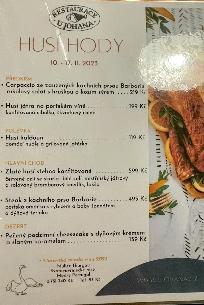 Menu_Restaurace U Johana_Okres Zlín_image_1