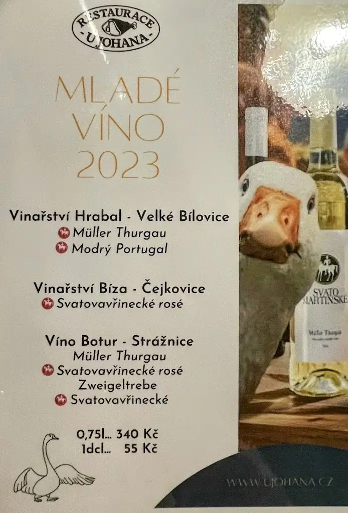 Menu_Restaurace U Johana_Okres Zlín_image_4