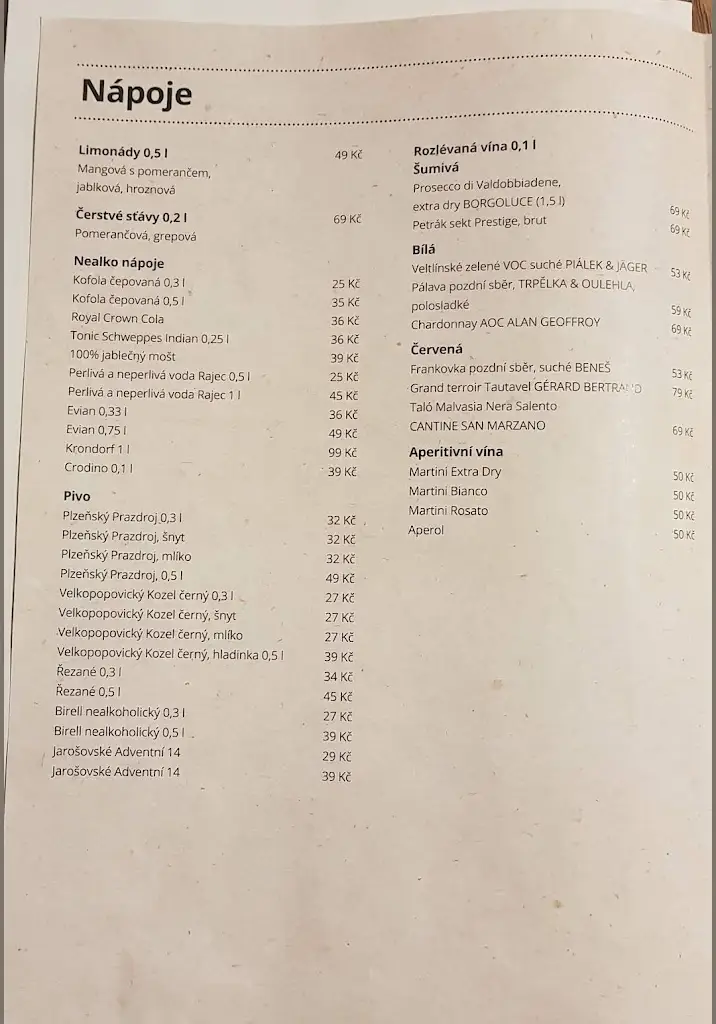 Menu_Restaurace Bistrotéka Valachy_Okres Zlín_image_1